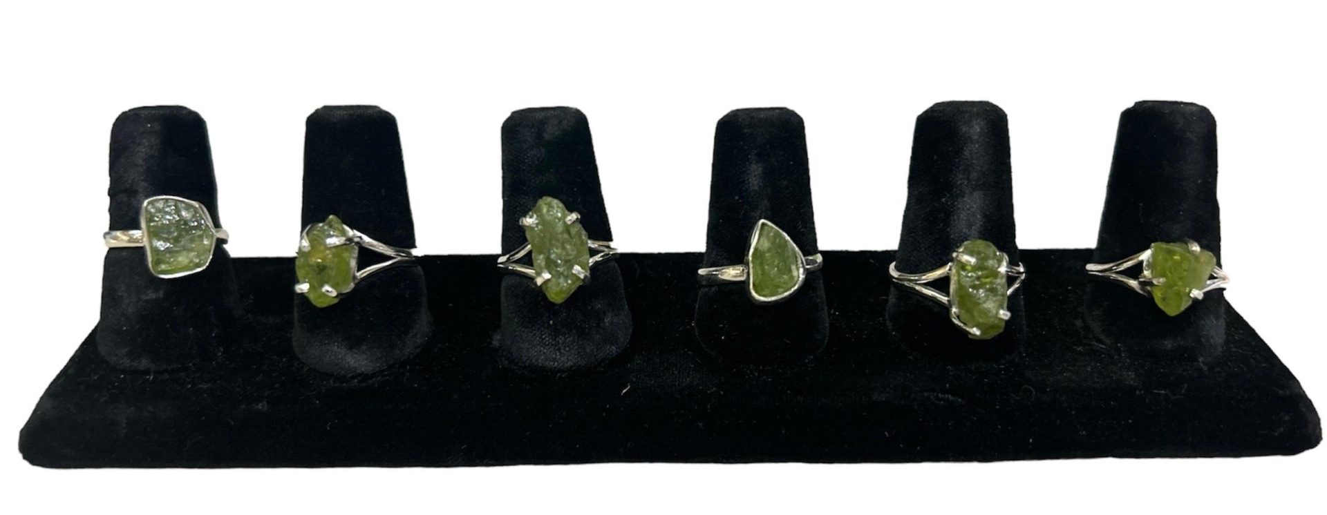 peridot rough ring