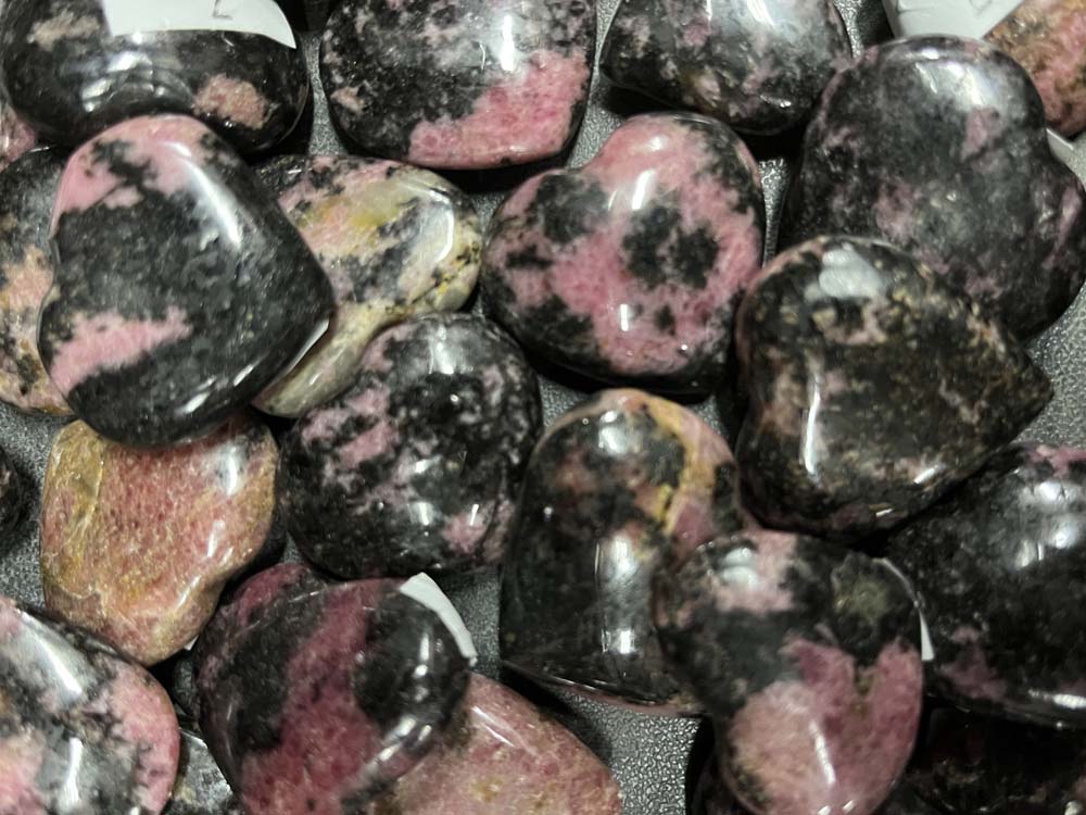 rhodonite small heart 2nd