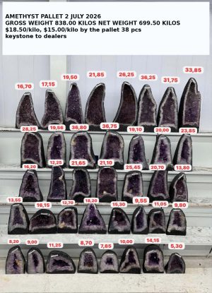 Amethyst Cathedral Pallet 2 July 2026