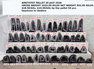 Amethyst Cathedral Pallet 30 July 2026