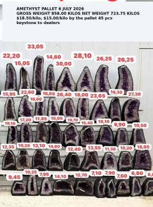 Amethyst Cathedral Pallet 6 July 2026