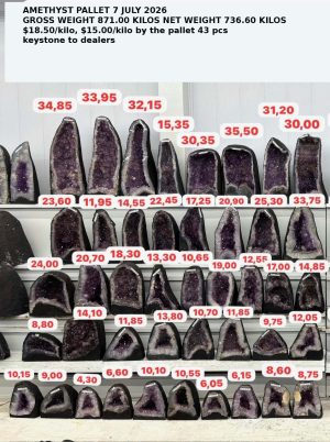 Amethyst Cathedral Pallet 7 July 2026