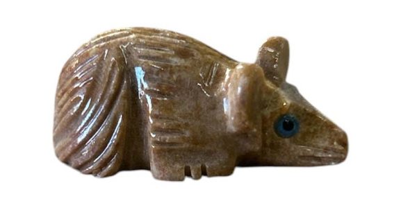 Stone Animal from Peru Mouse - Driftstone Pueblo - Wholesale