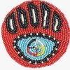 rosette bear paw red