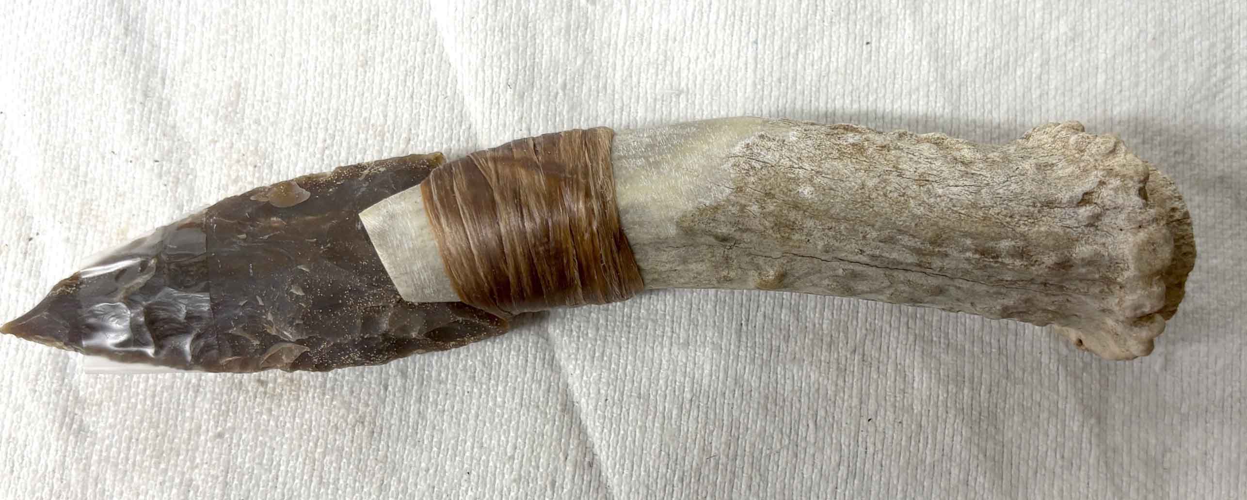 agate antler knive large