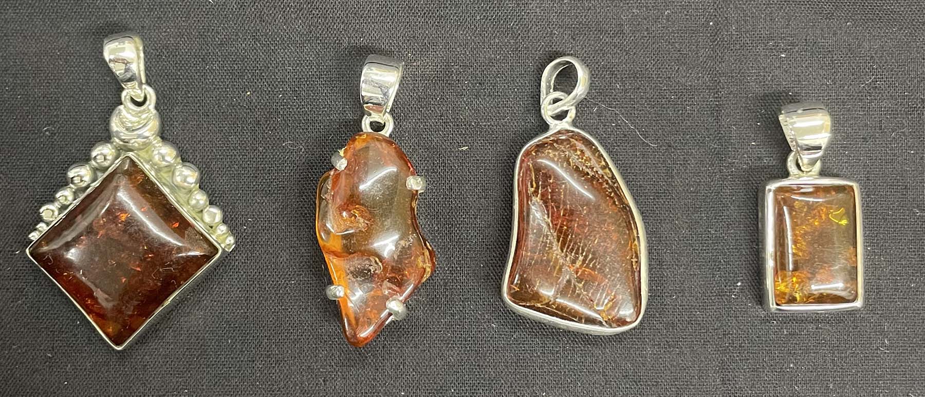 amber pendant