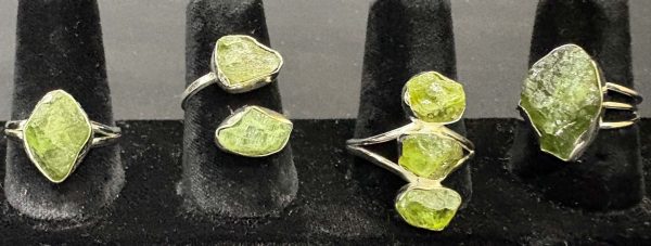 green fluorite rough ring