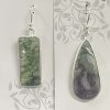 moss agate earrings
