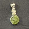 peridot rough pendant