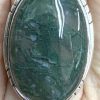 sterling ring moss agate