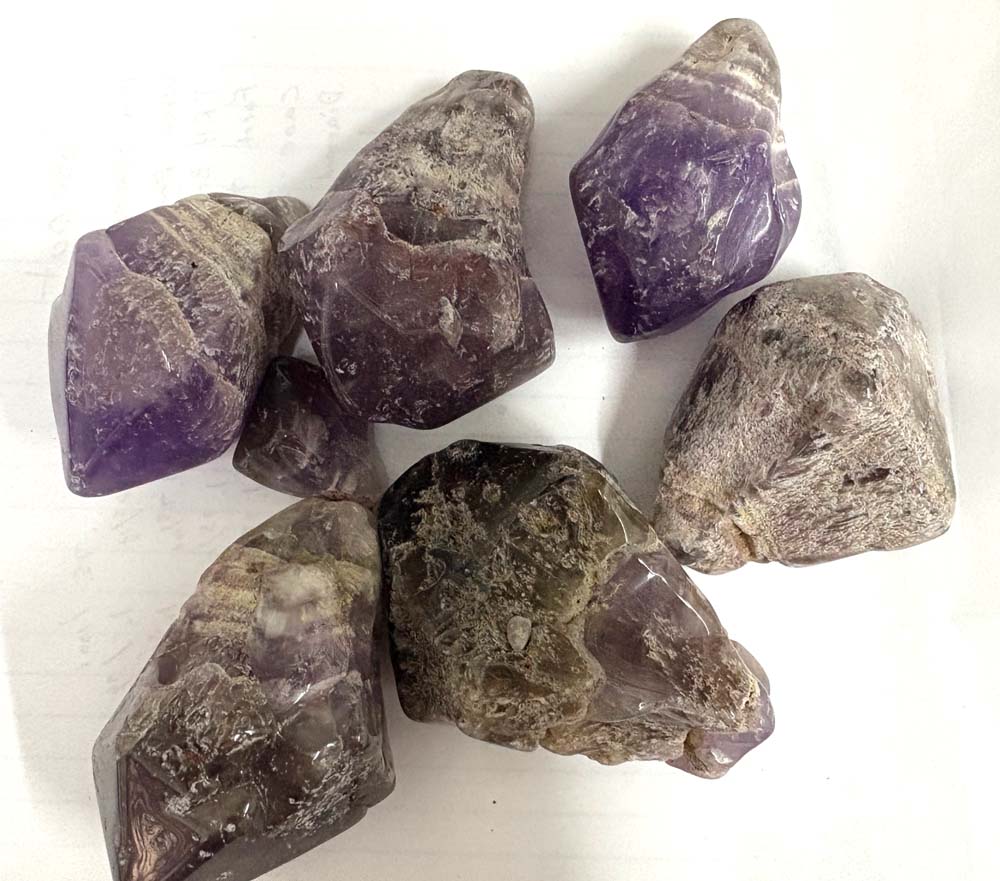 polished chevron amethyst large