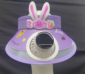 Girl's Solar Fan Visor