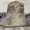 mens hat green two tone