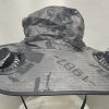 mens hat grey two tone