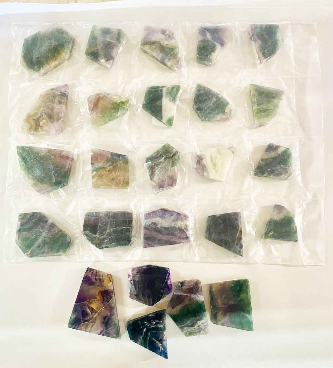 small fluorite geo slab