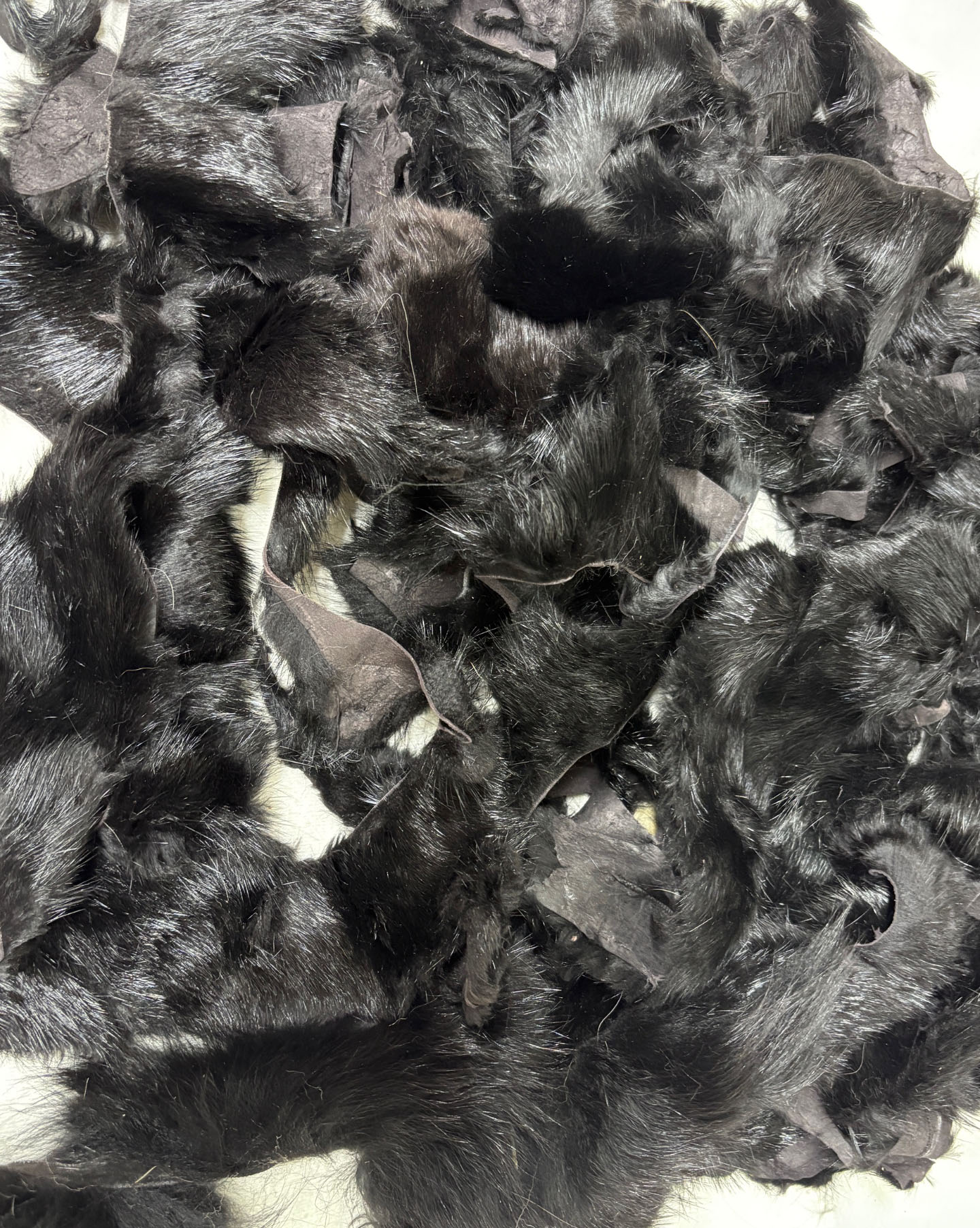 muskrat dyed scrap bag