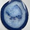 blue agate slab