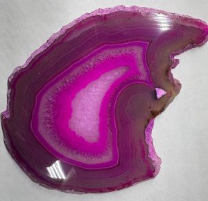 Closeout "A' quality Agate slab 5" Pink