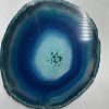 teal agate slab