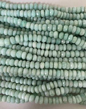 Aquamarine Faceted Tyre Lot #102