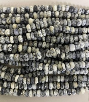 Dendritic Agate Faceted Tyre Lot #104