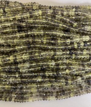 Smoky Lemon Quartz Faceted Tyre Lot #107