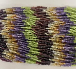 Multi Faceted Rondelle Lot #96