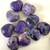 charoite heart large