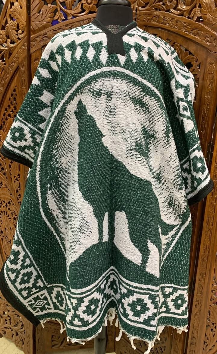 wolf poncho