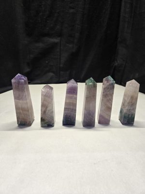 India Fluorite Obelisk lot 1